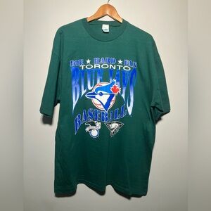90s Toronto Blue Jays, American League, baseball diehard fan graphic T-shirt, XL